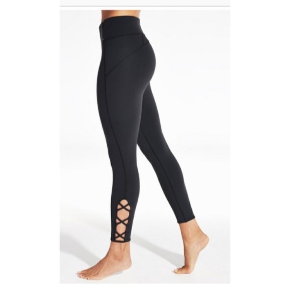 DARK BLUE CALIA 7/8 Crisscross Leggings